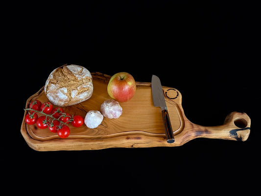 Tomahawk-Schneidbrett "Flammengriff"